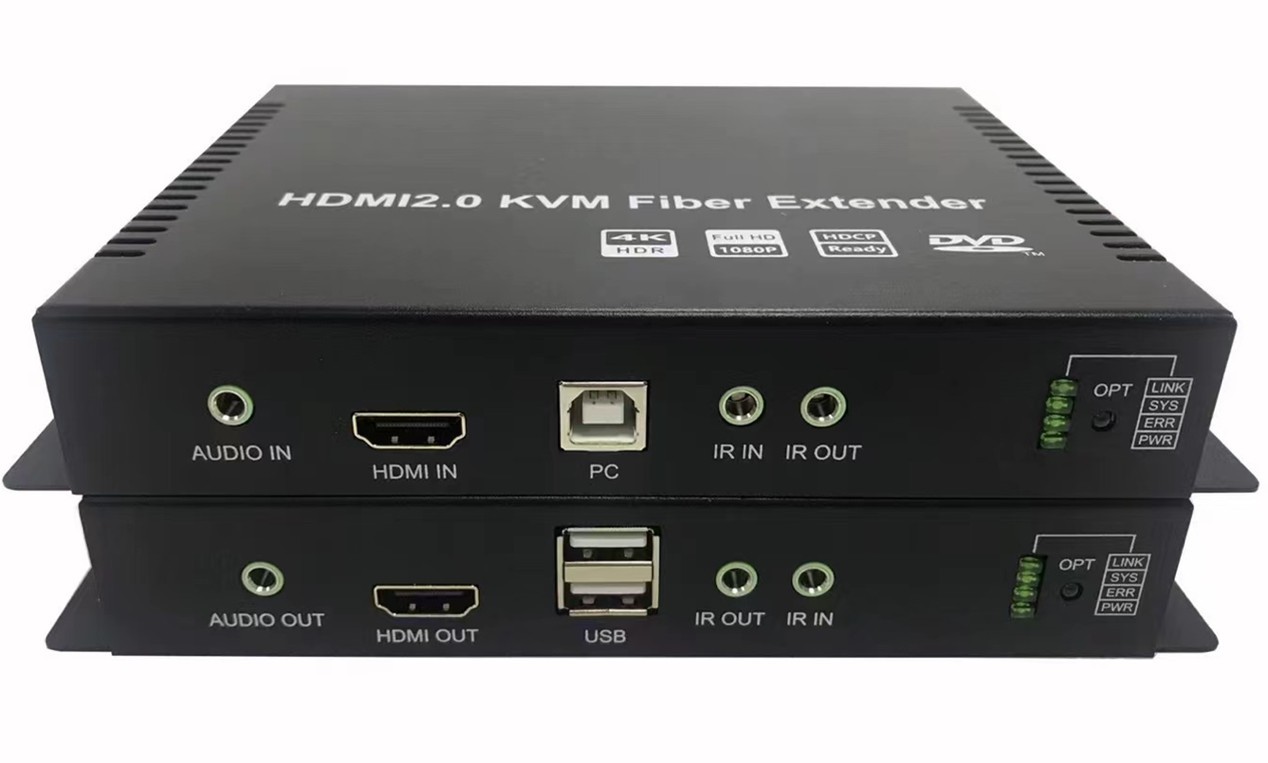 4K HDMI2.0 KVM Fiber Extender (4K60 4:4:4)